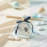 Mărturie botez băiat – odorizant cameră pătrat cu planete