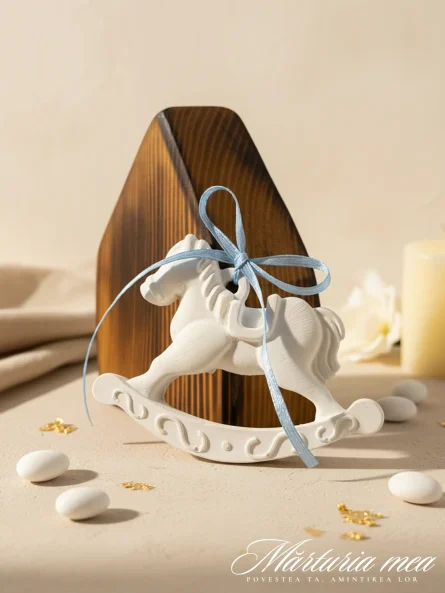 Căluț balansoar din ceramică - imagine 2